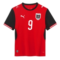 Camiseta Austria Marcel Sabitzer #9 Primera Equipación Replica Mundial 2026 mangas cortas